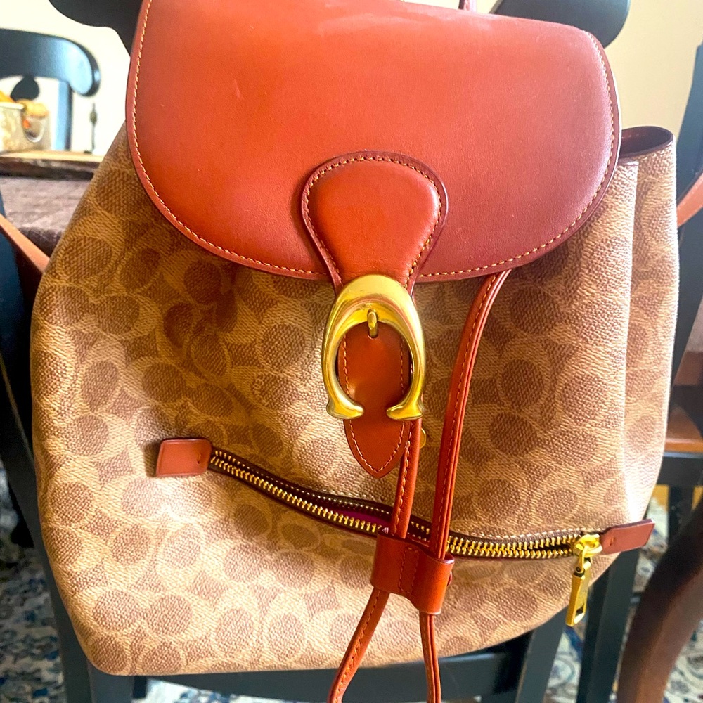Coach Backpack signature